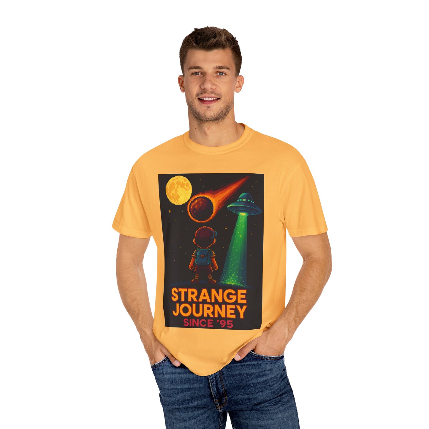 Strange Journey Since '95 – Cosmic Quest Tee