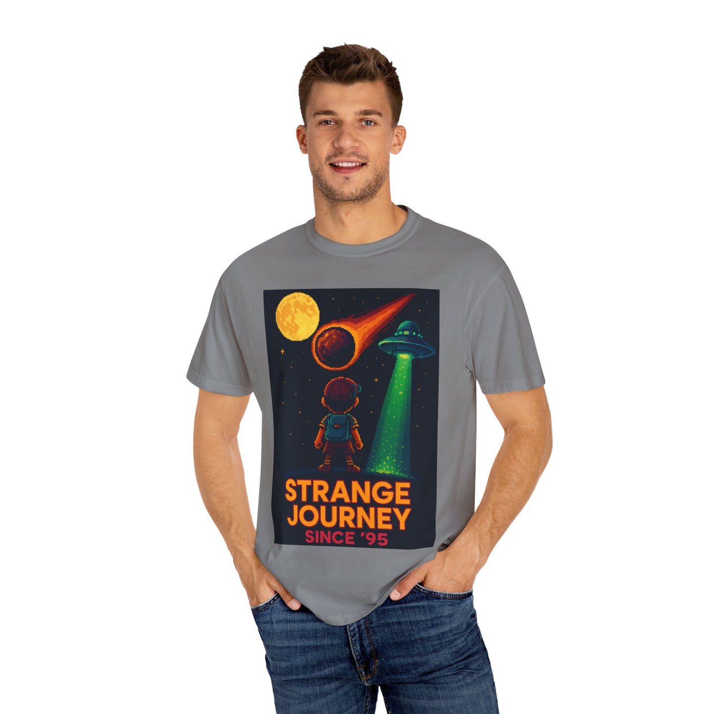 Strange Journey Since '95 – Cosmic Quest Tee